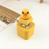 Duck Fidgety Toy Quacking Fidgety Toy Rechargeable Duck Key Chain Stress Relief Sensory Game Squeaky Home Decoration
