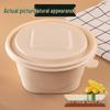 Biodegradable Corn Starch Square Food Container, 650ml