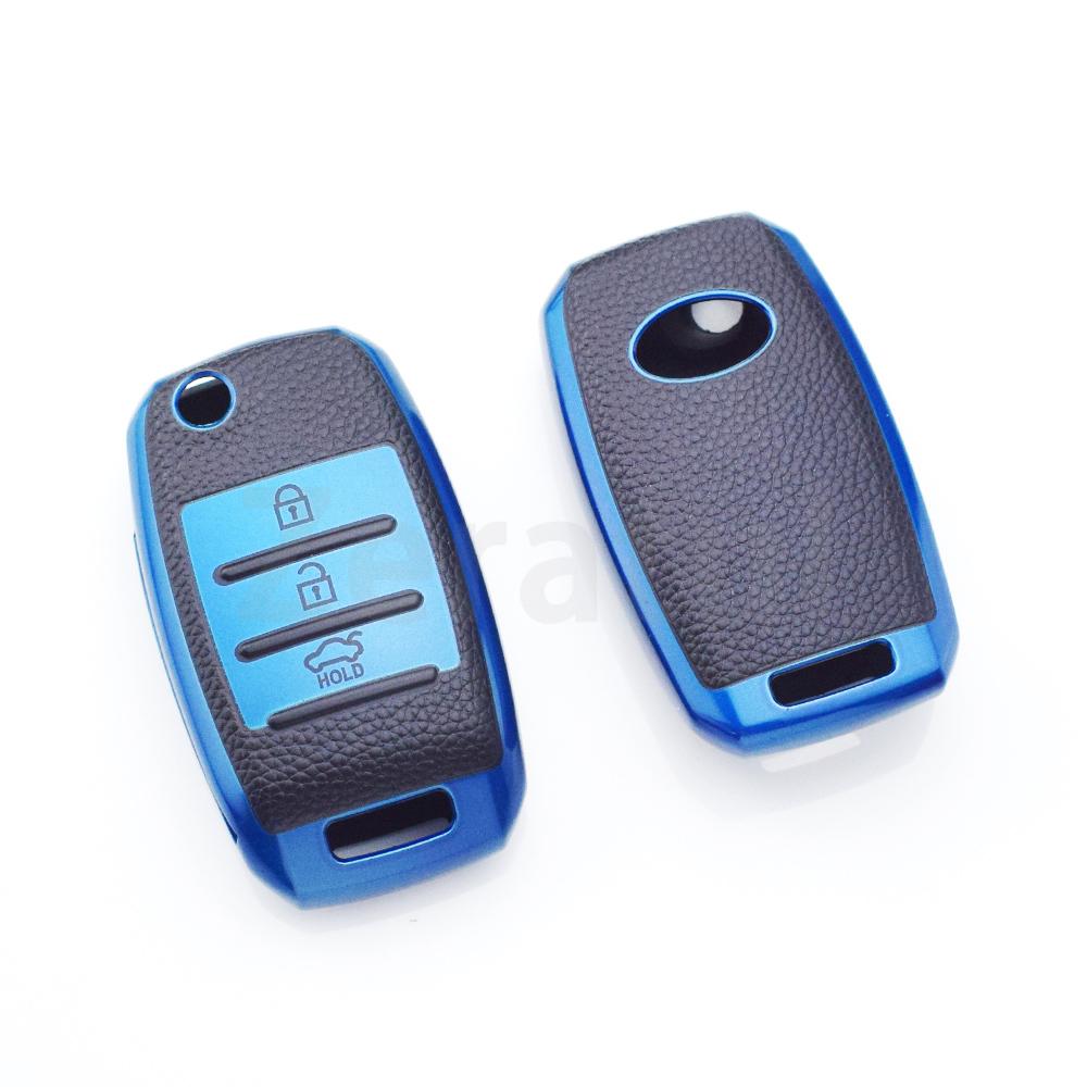 3 Buttons Shell Fob For Kia Rio 3 K2 Ceed Cerato K3 K5 Sorento Sportage Soul K4 Picanto Optima Forte Stinger Car Key Case Cover