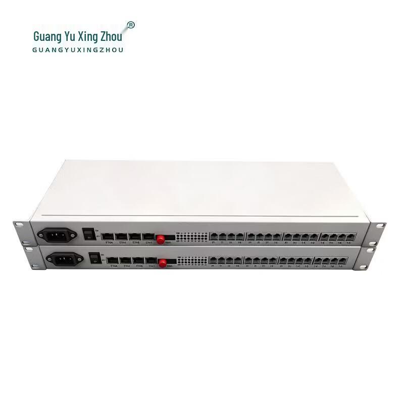 GY-16P4GE 16-Channel Telephone & 4-Port Gigabit Ethernet Optical Transceiver