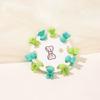 10 Pcs/set Cute Flower Stars Small Hair Claws for Girls Kids Hair Pins Colorful Hair Clips Crabs Fashion Hair Accessories