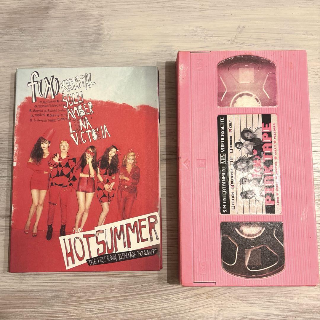 

[USED] f(x) HOT SUMMER, Pink tape with trading card