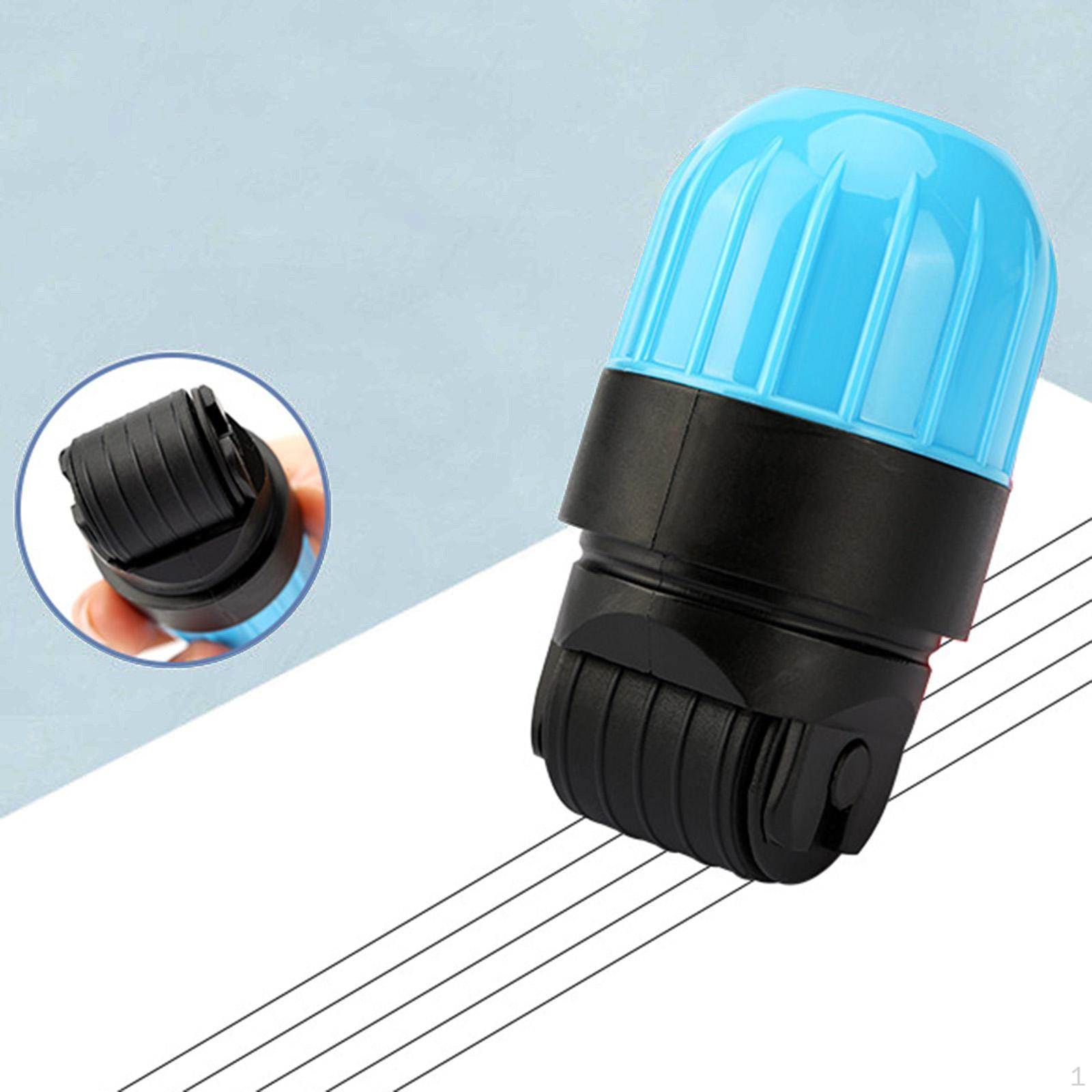 

Пятистрочная диаграмма нотной записи Штамп-ролик для фортепиано Travel Yellow Blue