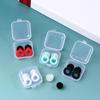 1 Set Ultra Thin Loop Shape Sleep Aid Earplugs Waterproof Swim Earplug Concert Hearing Protection Reusable Silicone Ear Plug