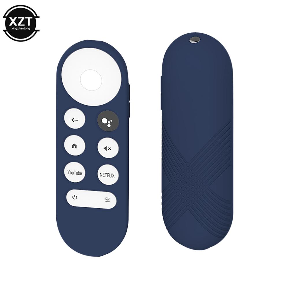 NEWEST Non-slip Soft Silicone Case For Chromecast Remote Control Protective Cover Shell for Google TV 2020 Voice Remote Control