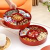 2022 Candy Dish: Elegant Snack Tray for Living Room & Coffee Table, Perfect for New Year, Housewarming, or Displaying Fruits and Dried Snacks.