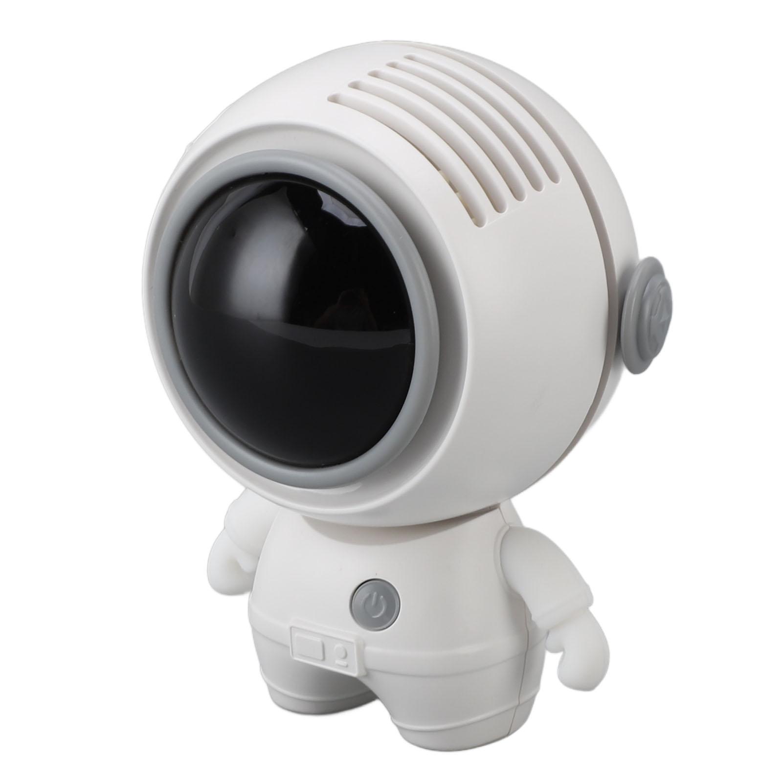 Neck Hanging Fan 3 Adjustable Speeds USB Rechargeable Cute Space Man Quiet Portable Handheld Fan For Kids Outdoor