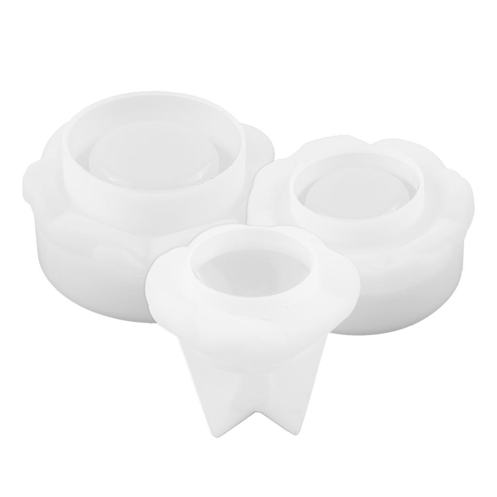 Easy To Use Christmas Tree Jar Mold High Temperature Resistant Silicone Mold for Christmas Tree Container Projects