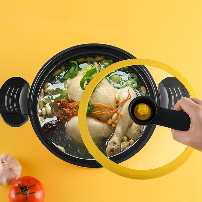 Non-stick mikrotrykkkoker, suppe- og kjøttgryte, riskoker, gasskomfyr, grytegryte, kokekar, kjøkkenutstyr, 3,5 l