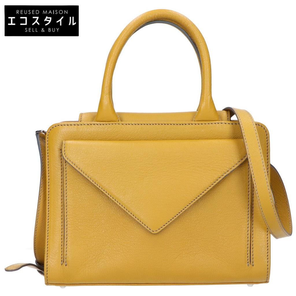 Morabito Mirabelle 2WAY Shoulder Handbag mustardUsed