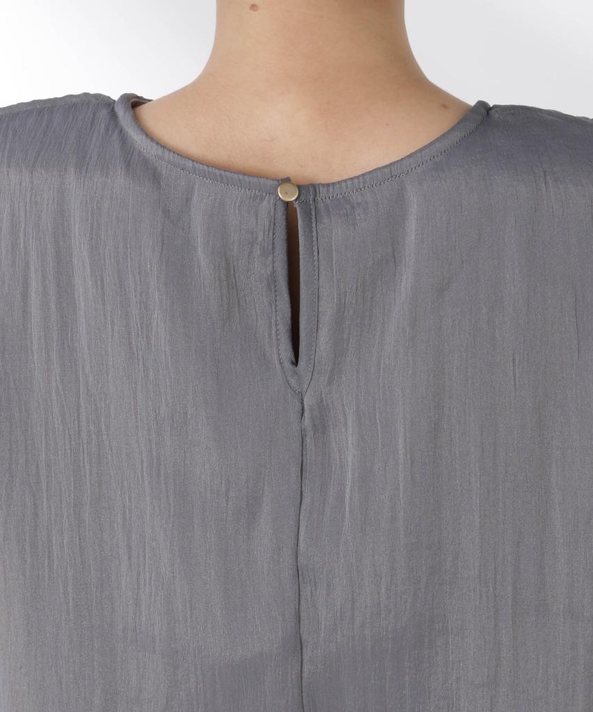 Nano Universe Sheer Layered Sleeveless Cutout F Women's Top, 037, Ivory, 673-5124330