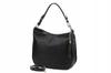 Vera Pelle women's handbag black leather A4 shopper bag shoulder bag