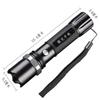 Portable Rechargeable Super Bright LED Zoom Flashlight