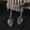 Semi-Hosting Eco-Friendly Acrylic Earrings, Personalized Halloween Pumpkin Skull Earrings Earrings