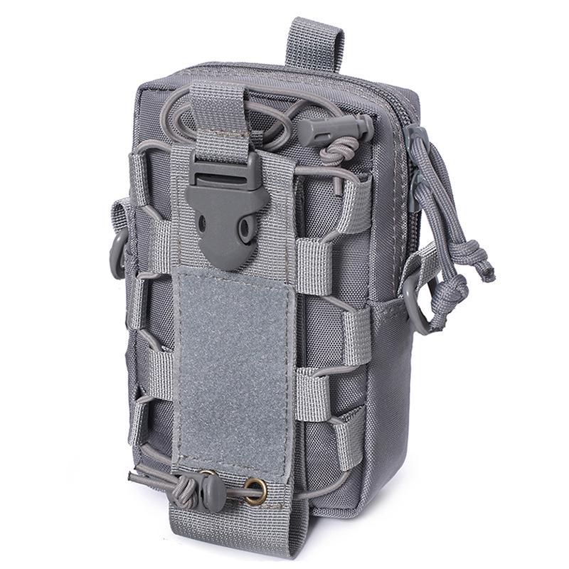 Multifunctional Molle Outdoor Water Bottle & Phone Pouch - Waist, Vest, and Crossbody Bag
