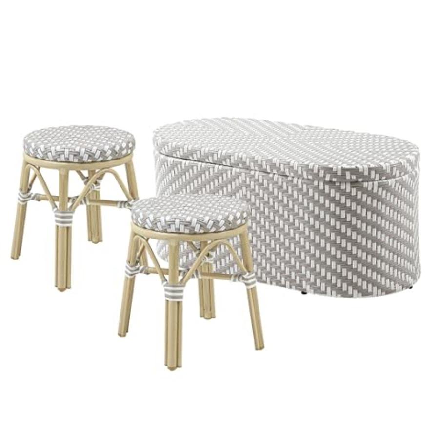 Hjem Coasl Aluminum Ss and Storage Side ble, Coffee ble and S Set