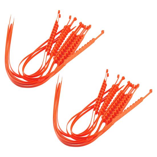 10Pcs Universal Anti-Skid Snow Tire Chains Easy Install Reusable Anti Snow Chains Ice-Breaking Traction Cables