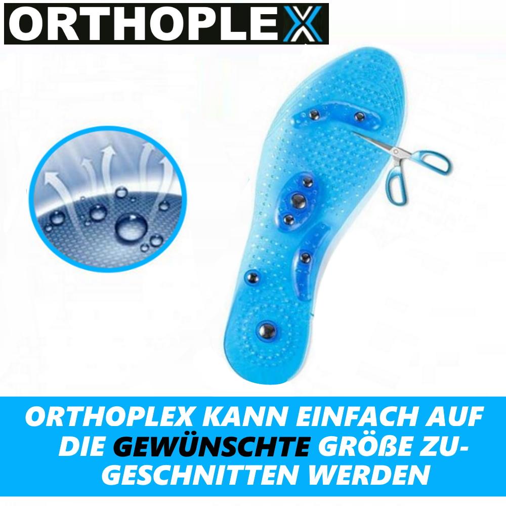 ORTHOPLEX Akupressur Einlegesohlen Magnetische Ergonomische Gel Massage Sohlen