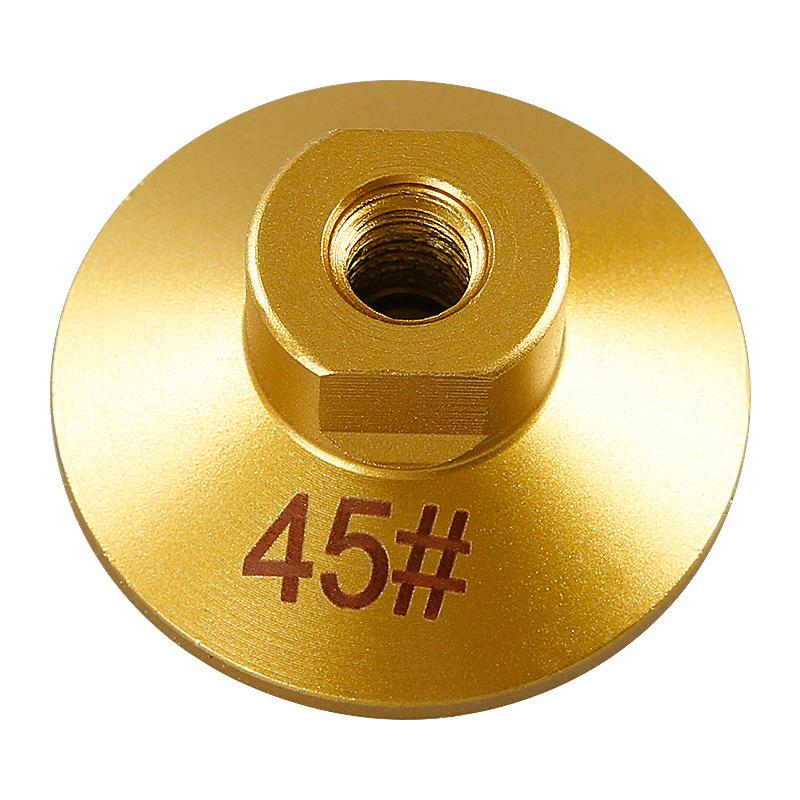 2 Inch Angle Grinder Flat Grinding Head For Stone Marble Quartz Stone Ceramic Tile Trimming Joints Polishing, Sanding Pads