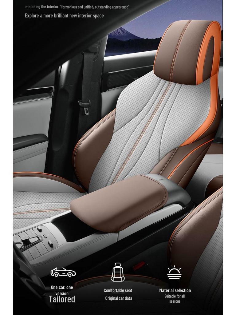 BYD Song PRO Special Edition Leather Car Seat Cushion - Four-Season, Five-Seater Compatible