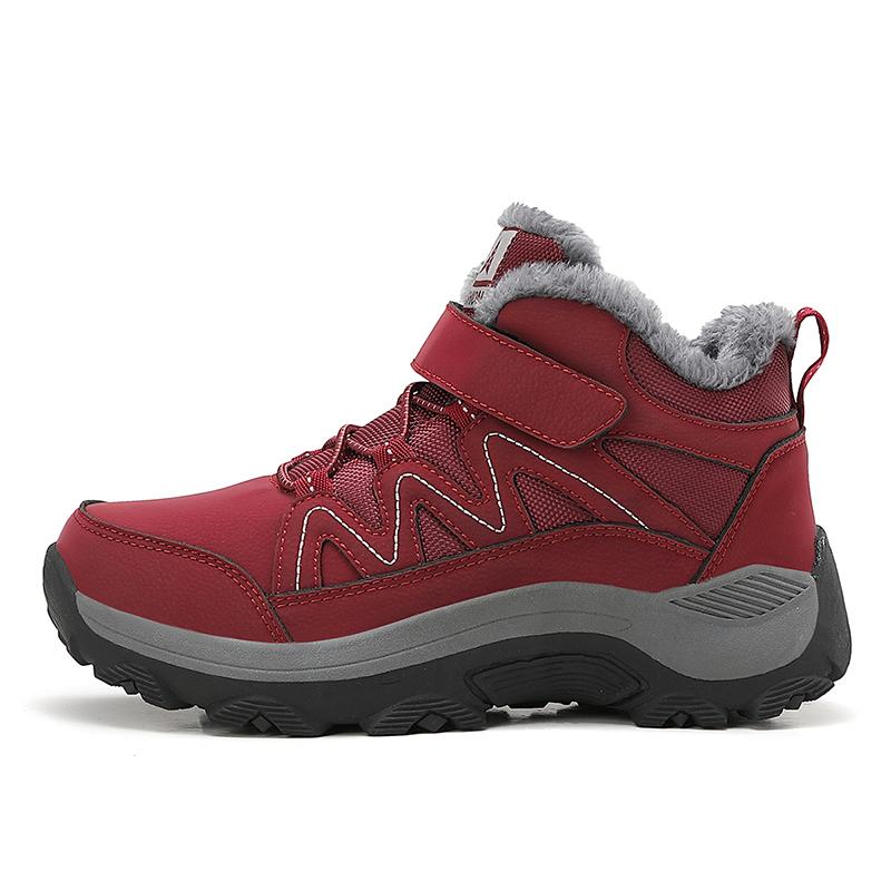 Winter Snow Boots Women High-top Plush Outdoor Warmth Casual Men Shoes Shock-absorbing Anti-slip Comfortable Hiking Shoes Men
