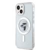 Karl Lagerfeld Klhmp15Mhgkcnot Iphone 15 Plus / 14 Plus 6.7 Transparent Hardcase Karl&Choupette Glitter Magsafe