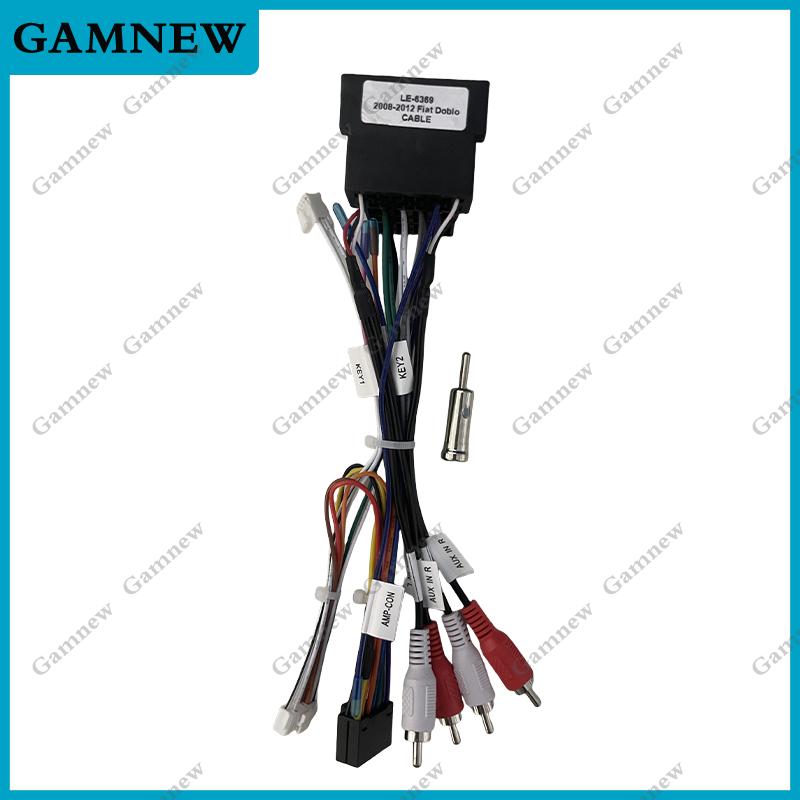 

Car Audio 16PIN DVD Player Power Adapter With Canbus Box For Fiat Doblo 500L 2008-2011 Bravo Doblo 2007-2012 Stereo Plug Wiring Only Cable