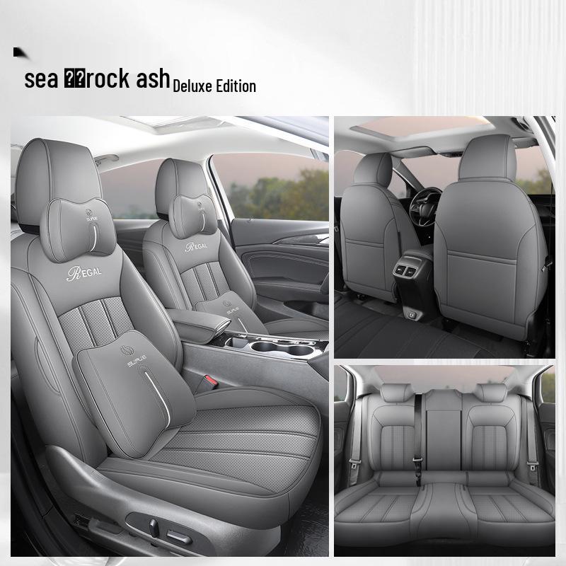 Universal Full Leather Car Seat Cushion for Buick Regal - New Model for All Seasons
