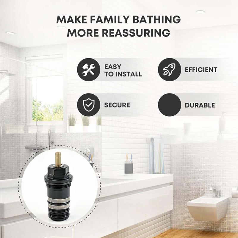 A96K-94282000 3/4-Inch Thermostatic Cartridge Valve,Fits Two-Hole And Three-Hole Thermostatic Tub Fillers,For Hansgrohe