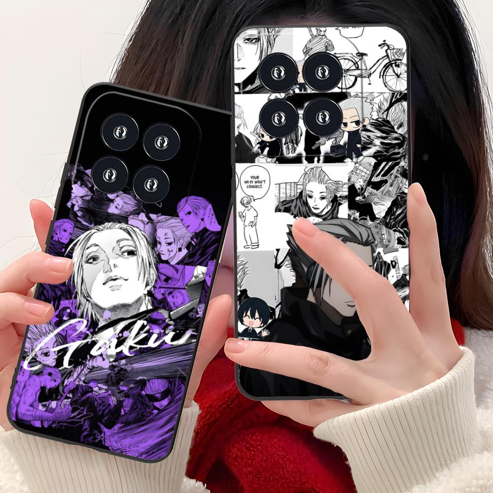 Sakamoto Days Gaku Phone Case for Xiaomi 15 14 13 12 Mi 11 T Ultra Lite Pro S X 5G Colorful Printing Cover Cellphones Pretty