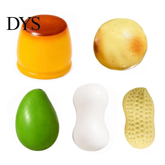 Crunchy Stress Relief Toy 3/4/5/6Pcs/Set Toy, Mango Butter Stick Peanut Pudding Fruit Soap Squeeze Fidget Anxiety Reduction Sensory Ball Adults Toys