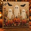 Dark Aesthetic Crafting Halloween Faux Pearl Art DIY Kit Spooky Cute 3D Beads Painting Crafts Diamond Kit for Adults Beginners Seasonal Wall