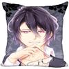 HEARMNY Anime DIABOLIK LOVERS Pillowcase Bedroom Home Decorative Gift Pillow Cover Square Zipper Pillow Cases Satin Soft Fabric