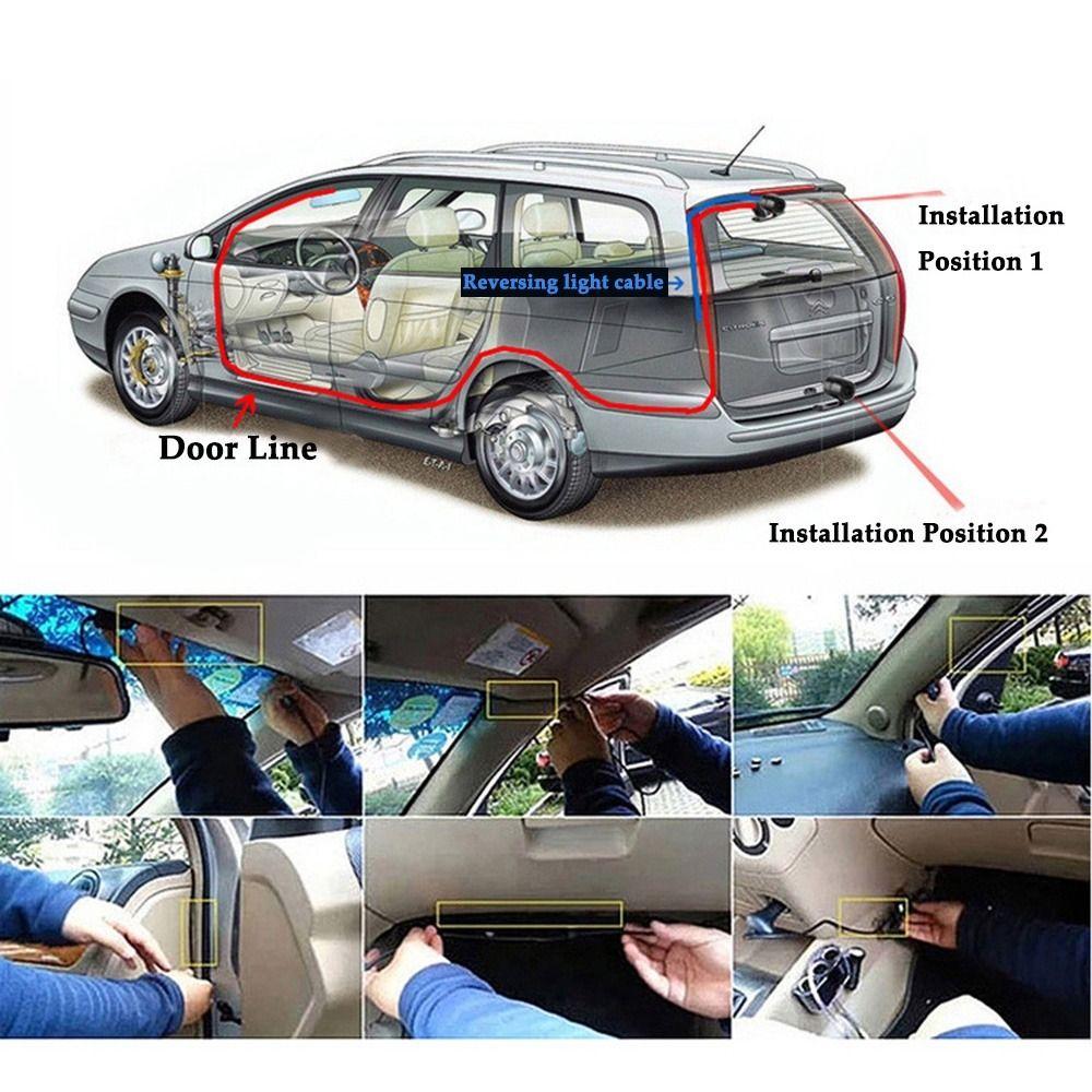 Full HD 3-Lens Dash Cam 1080P Rear Camera Professional Car DVR Recorder for Car