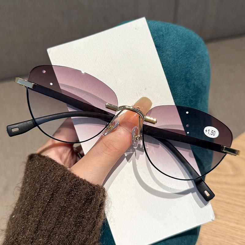 Neue Vintage Cat-Eye Lesebrille für Damen Herren Luxus Designer High Definition Anti Blaulicht Alterssichtigkeit Dioptrien Brille