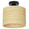 Ceiling Lamp Shade Boho Rattan Rattan E27 20cm Led Poland