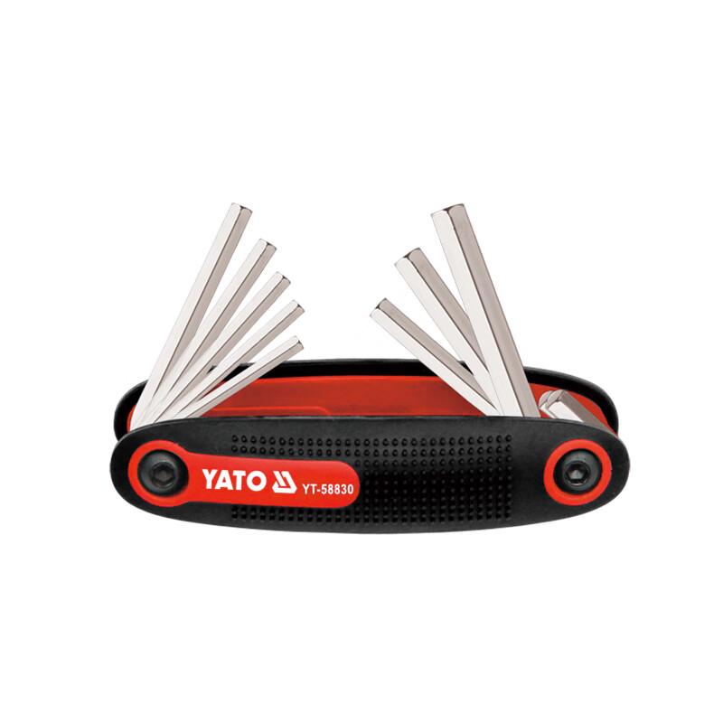 YATO Premium Folding Hex Key Set