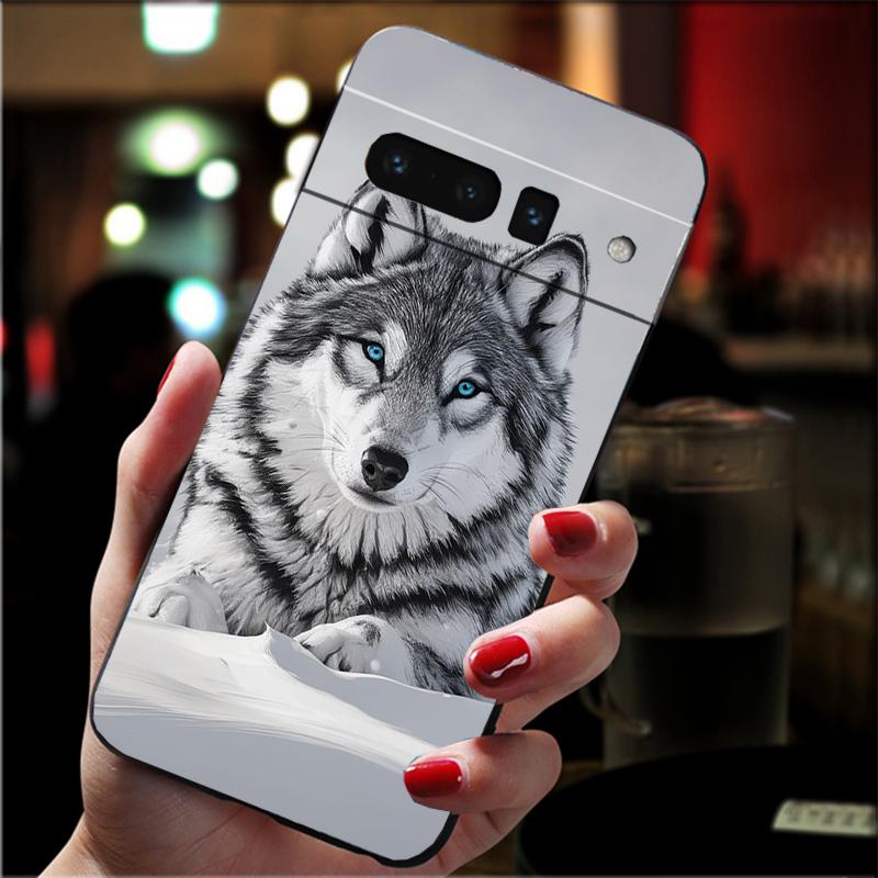 

Phone Case For Google Pixel 10 9 Pro XL 9A 8 7 6 Pro Pixel 8A 7A 6A Pixel 8 7 6 5 Animal Wolf Google Pixel 6 Pro