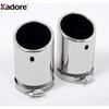 Rear Exhaust Muffler Tip Pipe For Volkswagen VW Tiguan 2009-2012 2013 2014 2015 Steel Car Tail Pipes Silencer Trim Accessories