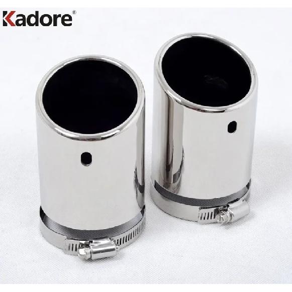 Rear Exhaust Muffler Tip Pipe For Volkswagen VW Tiguan 2009-2012 2013 2014 2015 Steel Car Tail Pipes Silencer Trim Accessories