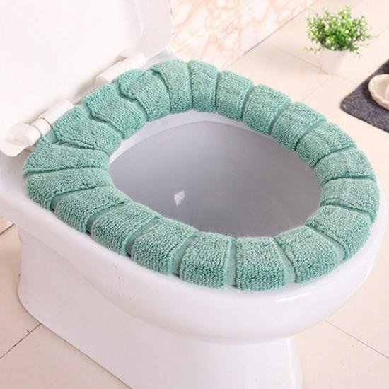Plush Washable Winter Toilet Seat Cushion - Universal Fit