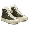Converse 1970s Chuck Taylor All Star Casual & Comfortable Non-Slip Abrasion Resistant High-Top Espadrilles Women's White Olive Green