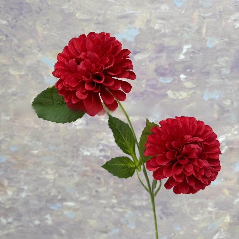 New Silk Artificial Dahlia Flowers Decorative Bouquet Chrysanthemum Fake Flower Floral Artificial Faux Plants Wedding