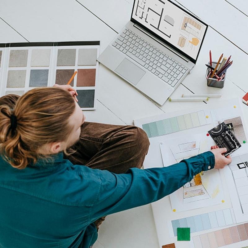 High Accuracy Alloy Scale Engineering Ruler Lightweight Measuring Instrument For Architects Designers Technical Drawing