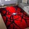 Spider-Man Red Background Non-Slip Rug - Polyester, Home Decor, Suitable for Bedrooms, Living Rooms, Entryways, and Studios