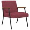 Armchair Burgundy Fabric