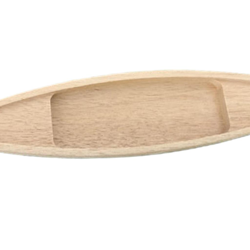 Wooden Boat Miniature Unfinished Boat Model for DIY Projects