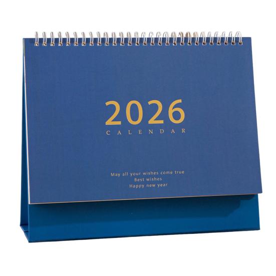 2026 Desk Calendar Retro Style Thick Paper Time Management Planner Home Office School Daily Schedule Planner