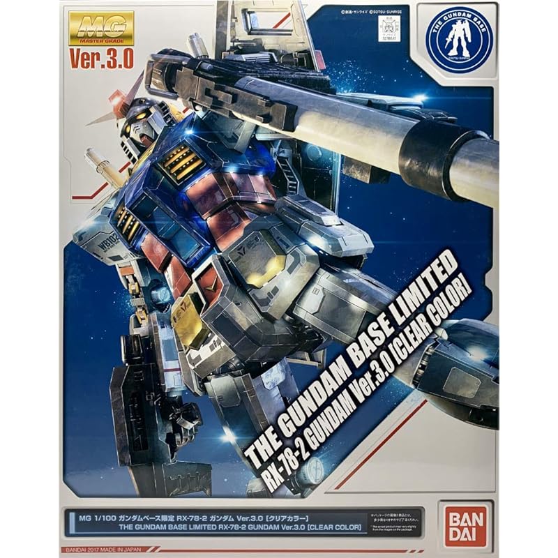 

MG 1/100 Gundam base limited RX-78-2 gundam Ver.3.0 [Clear color] mobile suit gundam