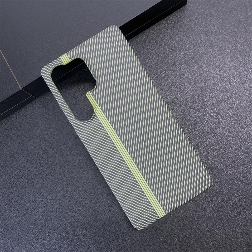 Carbon Fiber Plastic Ultra Thin Armor Case For Samsung Galaxy S25 S24 S23 Ultra Plus Shockproof Protect Hard Cool Cover